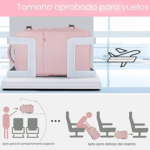 Miniatura 4 de Taygeer TSA - Mochila de viaje para mujer, mochila de mano con puerto de carga USB y bolsa para zapatos, mochila para laptop de 15.6 pulgadas,