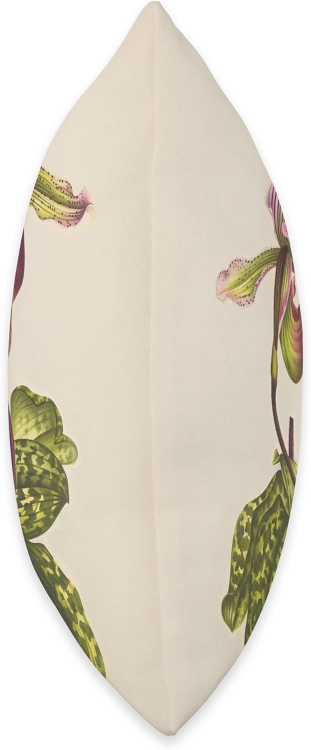 Lady Slipper Gift Orchid Flower Lover Orchid Whisperer Throw Pillow