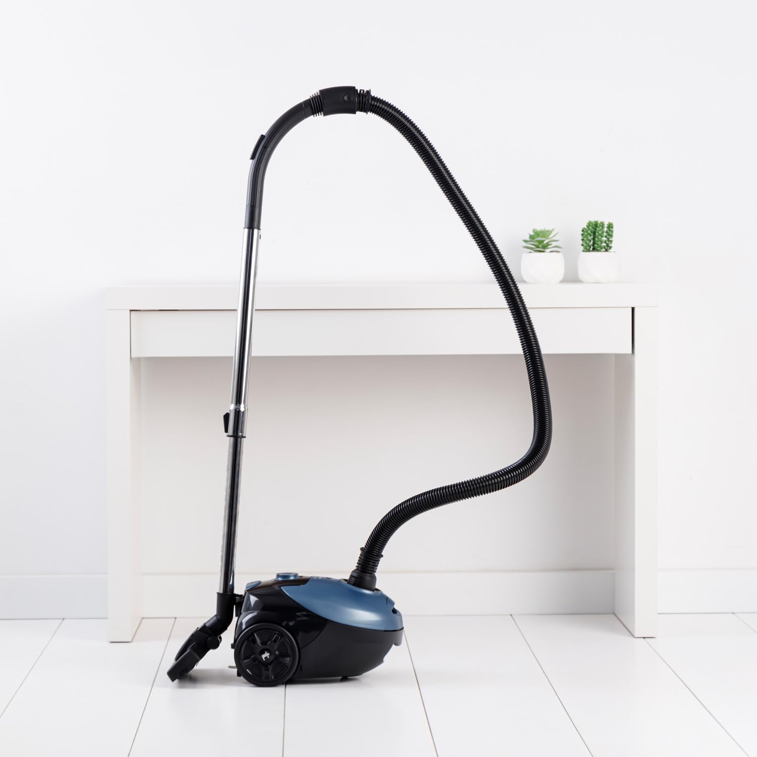 Taurus – Aspirador con Bolsa Homeland Pocket 700W | Radio de acción 7,6 m | Filtro HEPA 13 Aire Limpio | Zapata Dual Pro Air para suelos duros, alfombras y parquet | Bolsas ECO Reutilizables | Accesor