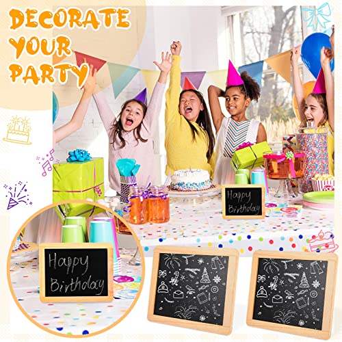 Small Slate Chalkboard Mini Chalk Board Small Chalkboard With Frames Mini Chalkboard Signs School Supplies For Classroom Party Home Office Wedding Birthday Decoration, 5 X 4 Inch (24 Pcs) #TOP4