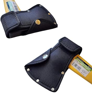 Hatchet Head Sheath Holster, Black Axe Sheath Cover with Snap Fit for Fiskars X7,Lexivon V14 Camping Hatchets, Husky 1.25 lb, Harbor Freight 1.25 lb,Cold Steel Throwers and More