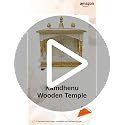 Image of Kamdhenu Art and Craft Wooden Temple /Home Temple /Pooja Mandir /Pooja Mandap /Temple for Home (G20SI)