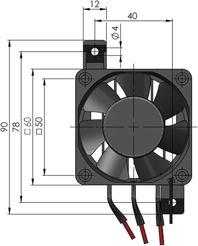 Miniatura 2 de Calentador de termistor PTC de 110 V Mini calefacción por aire Aislamiento de temperatura constante Ahorro de energía con ventilador calentadores