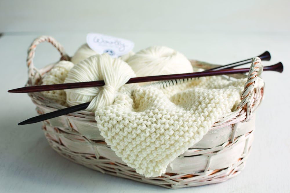 DMC Woolly Merino Yarn, Colour (01), White, 50g, 12 x 12 x 7 cm - Image 5