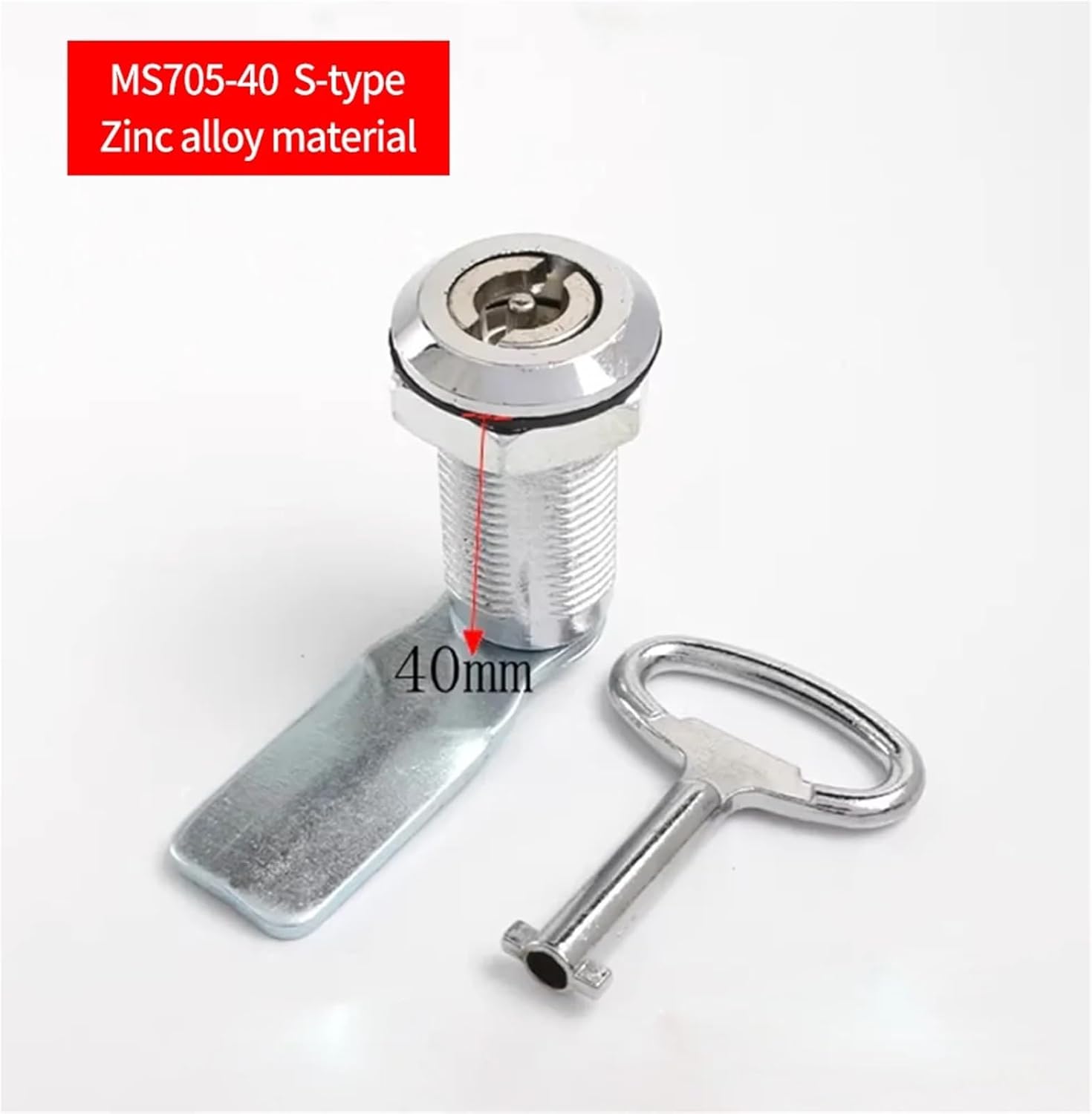 Distribution Cabinet Box Lock MS705-62 Extended Triangular Lock MS705-28-40 Thickened Distribution Box Turnbuckle Lock 1Pcs(MS705-25 Triangle)