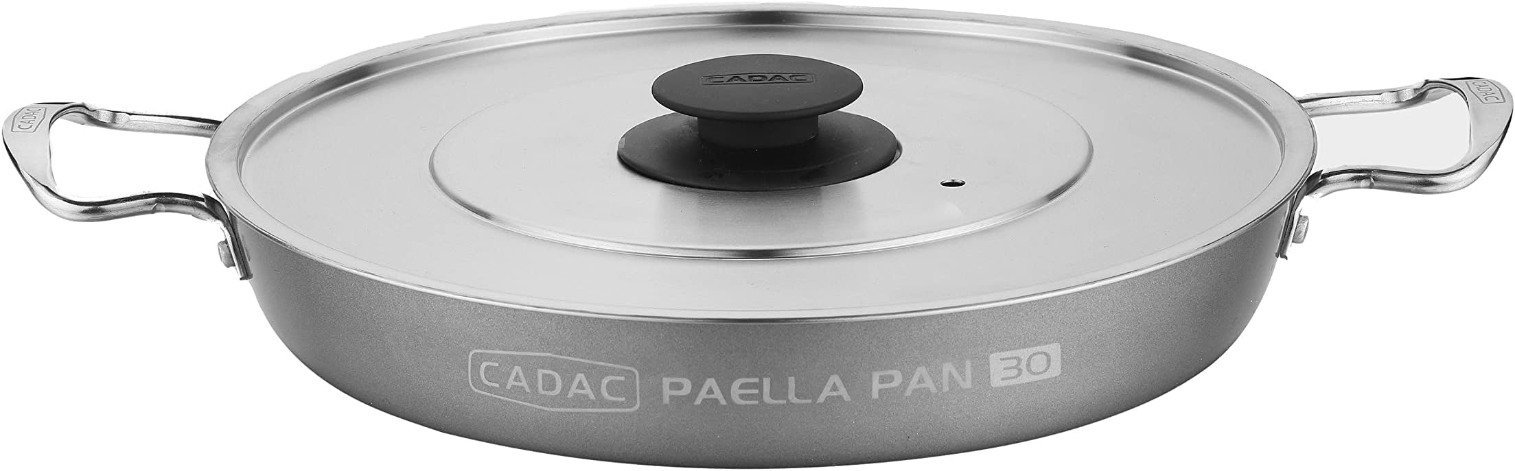 Cadac Safari Chef Paella Pan With Lid 28cm Stainless Steel Amazon.co