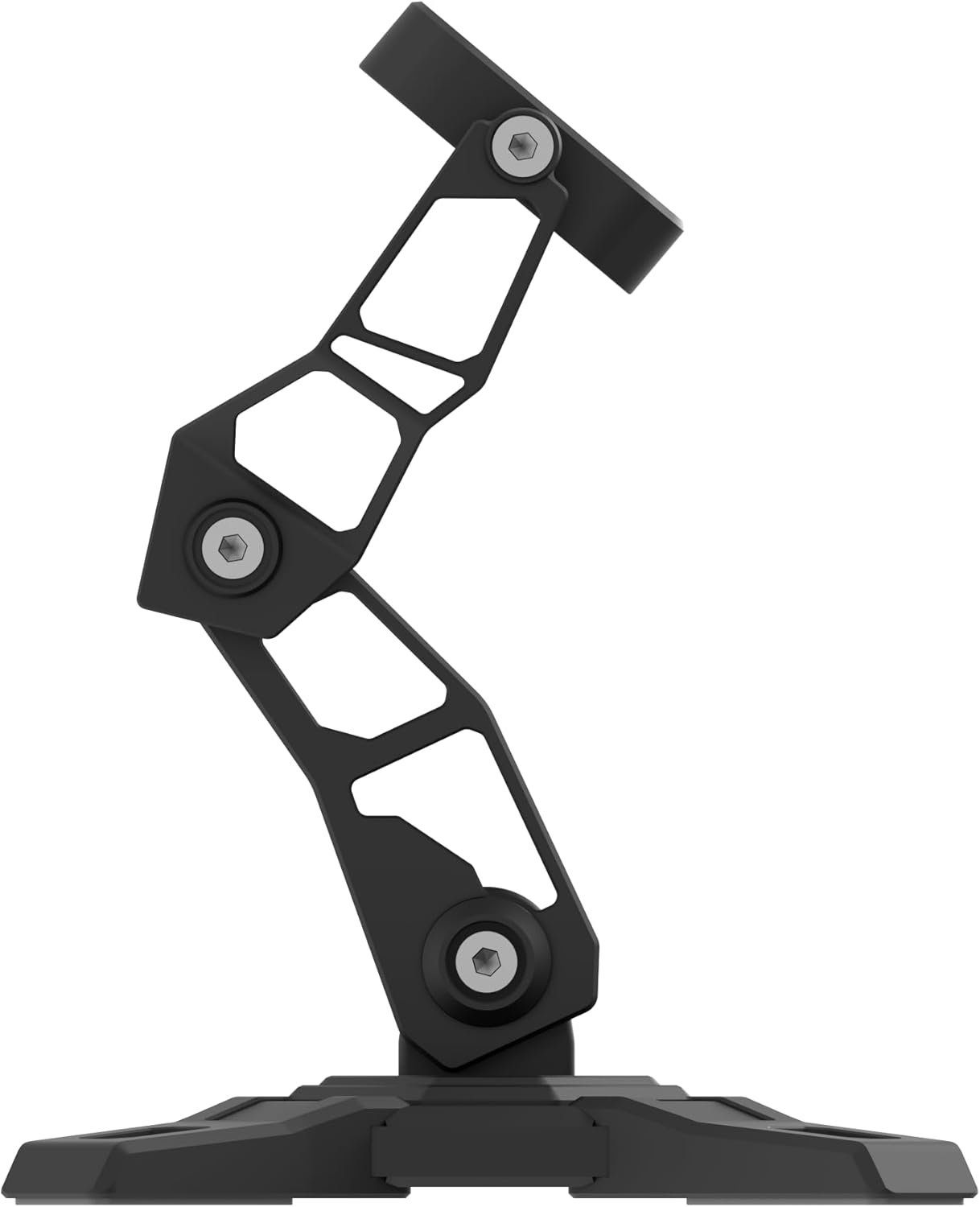 Compatible with Apple Watch Charger Stand Aluminum, Adjustable Mechanical Arm iWatch Stand with Anti-Slip Base, Fits Apple Watch Ultra/Ultra 2 and Series 3–10 (38–49mm), Black