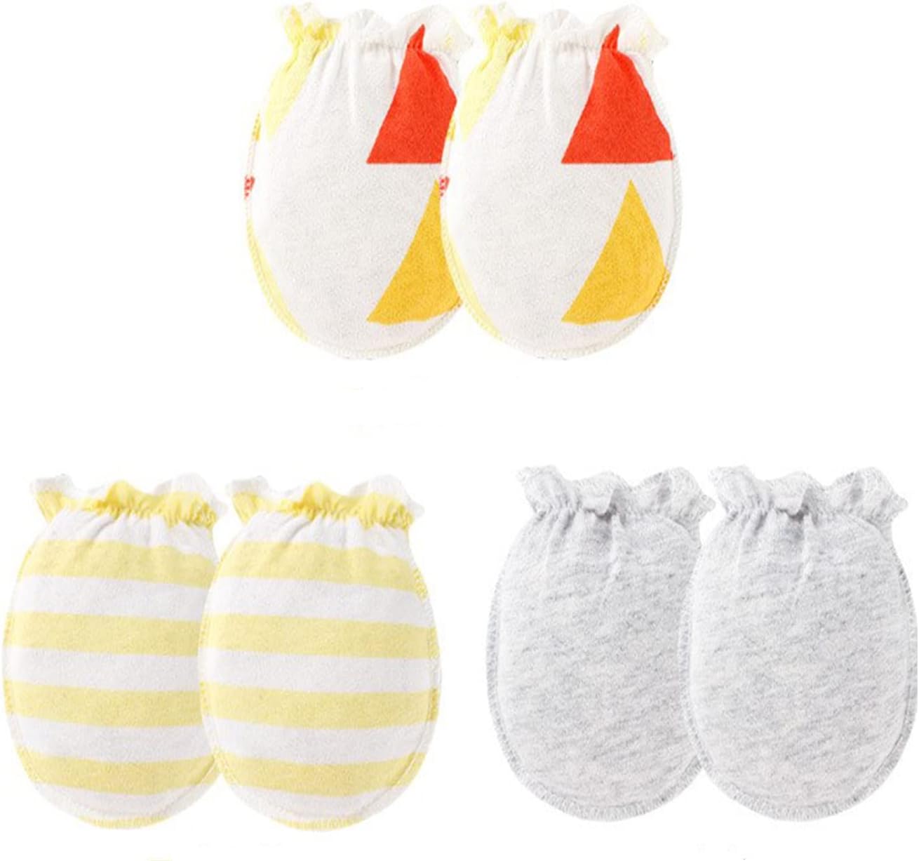 Unisex Baby Cotton Scratch Mittens For Newborn Baby Boys Girls Mittens Accessory 0-6 Months