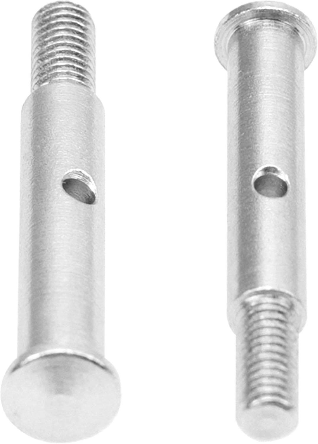 2Pairs ShareGoo Steel Front Axles Compatible with Traxxas Slash 2WD Rustler VXL Stampede 1/10 RC Car Replacement of 3637