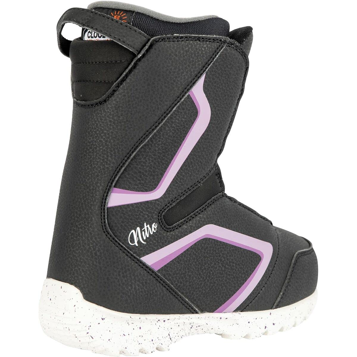 Nitro Unisex - Adult Droid BOA '22 Snowboard Boat, BLK-Purple-White, 185