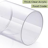 Vista 9 de Paquete de 4 Dispensadores Acrílicos de Hisopos para Hisopos de Algodón, Bolas, Almohadillas, Palillos de Hilo Dental - Juego de Frascos