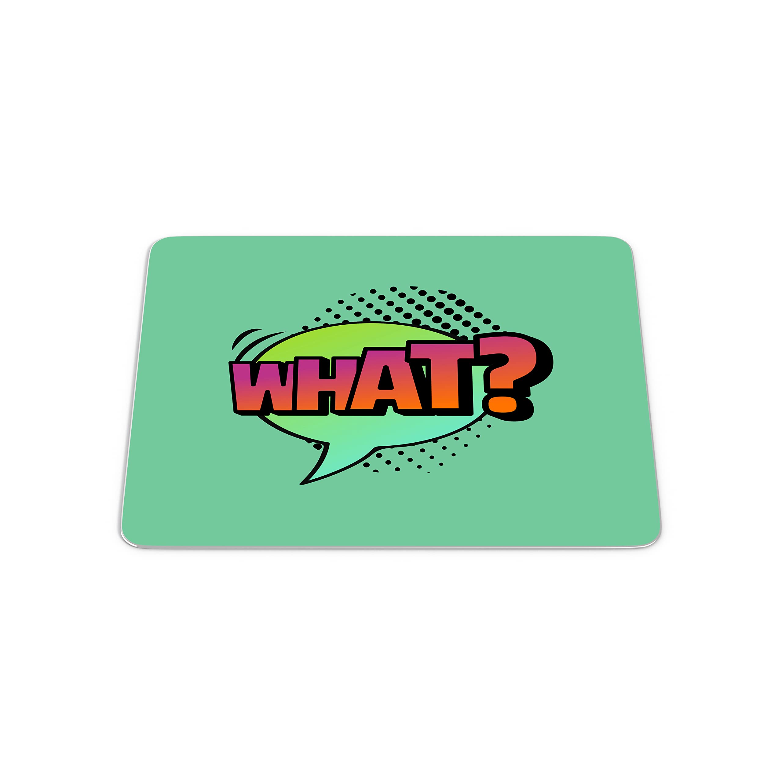 Bonamaison, Rectangle Pop Art Digital Printed Mouse Pad, Non-Slip Base, for Office and Home, Size: 22 x 18 cm