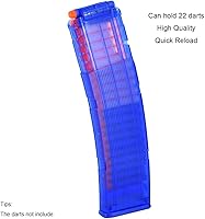 Vista 2 de pinzas para cartuchos de carga rápida, 4 unidades, 12 dardos para Nerf n-Strike Elite Blaster (naranja)