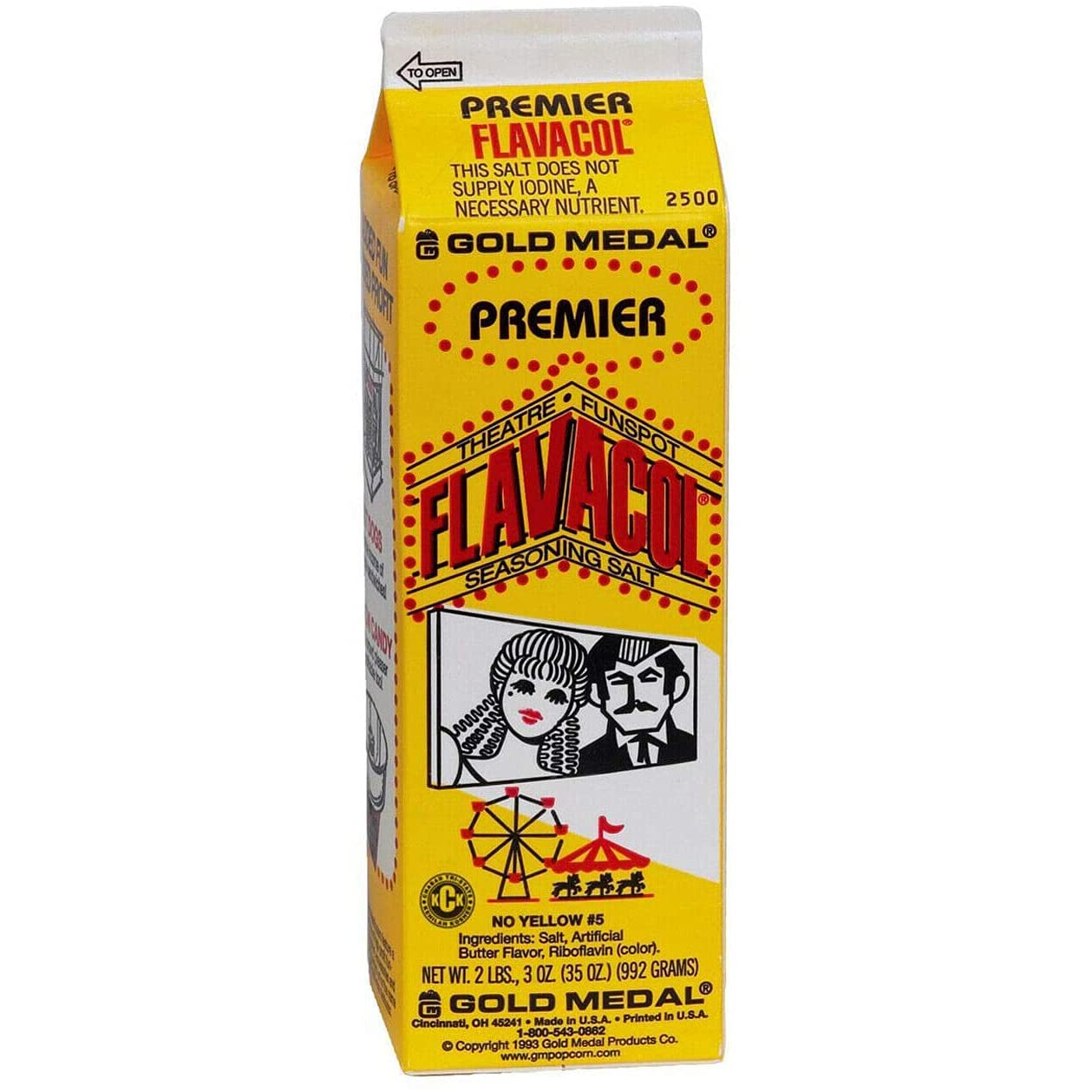 Gold Medal 2500 CS. Premier Flavacol by Gold Medal