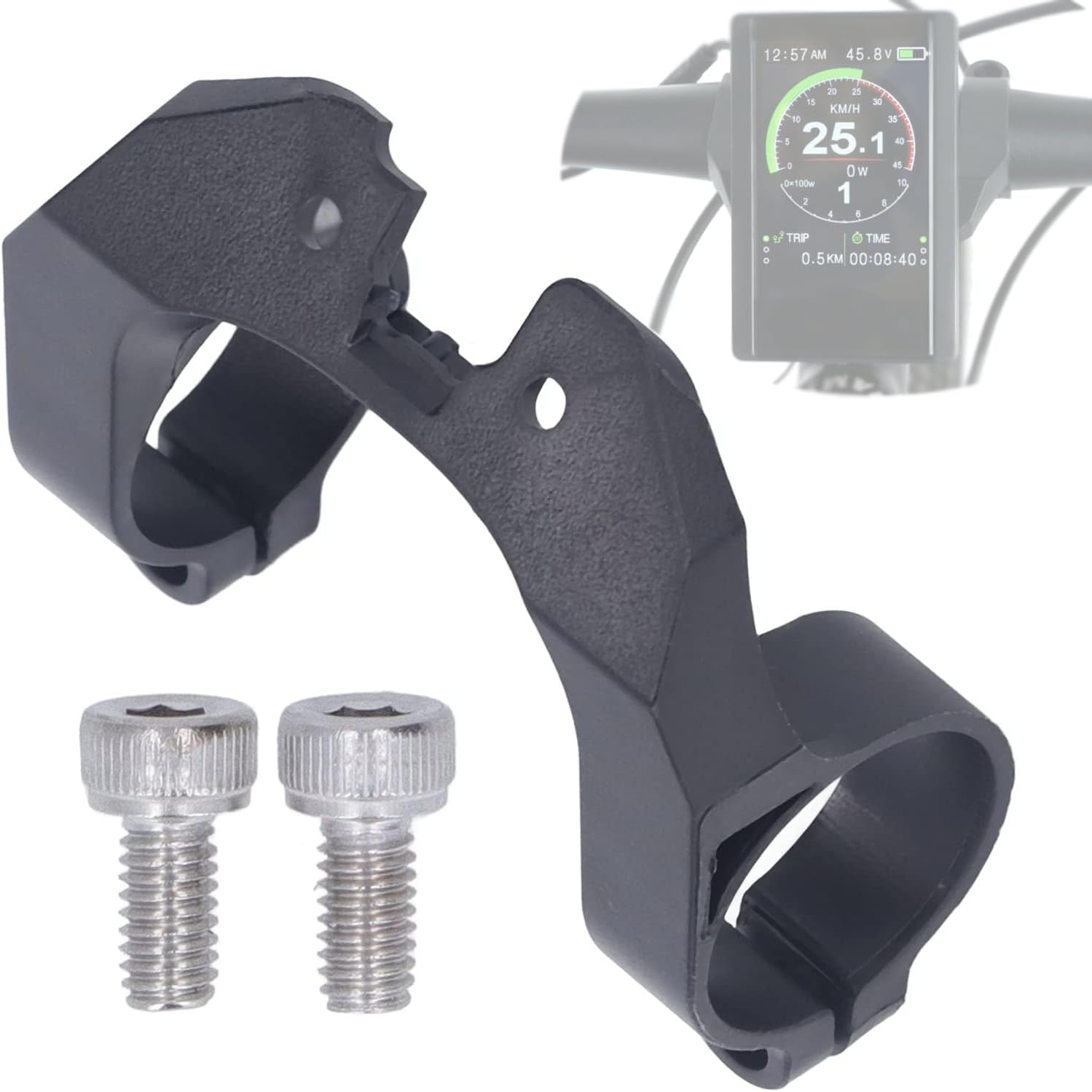 SUNGOOYUE Mounting Bracket for Electric Bike Display, Electric LCD Display Holder Fixing Mounting DIY Parts for BAFANG Middle Motor 850C C965 Display