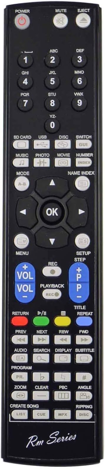 RM-Series Replacement Remote Control Compatible with Starsinger STARSINGER-2000