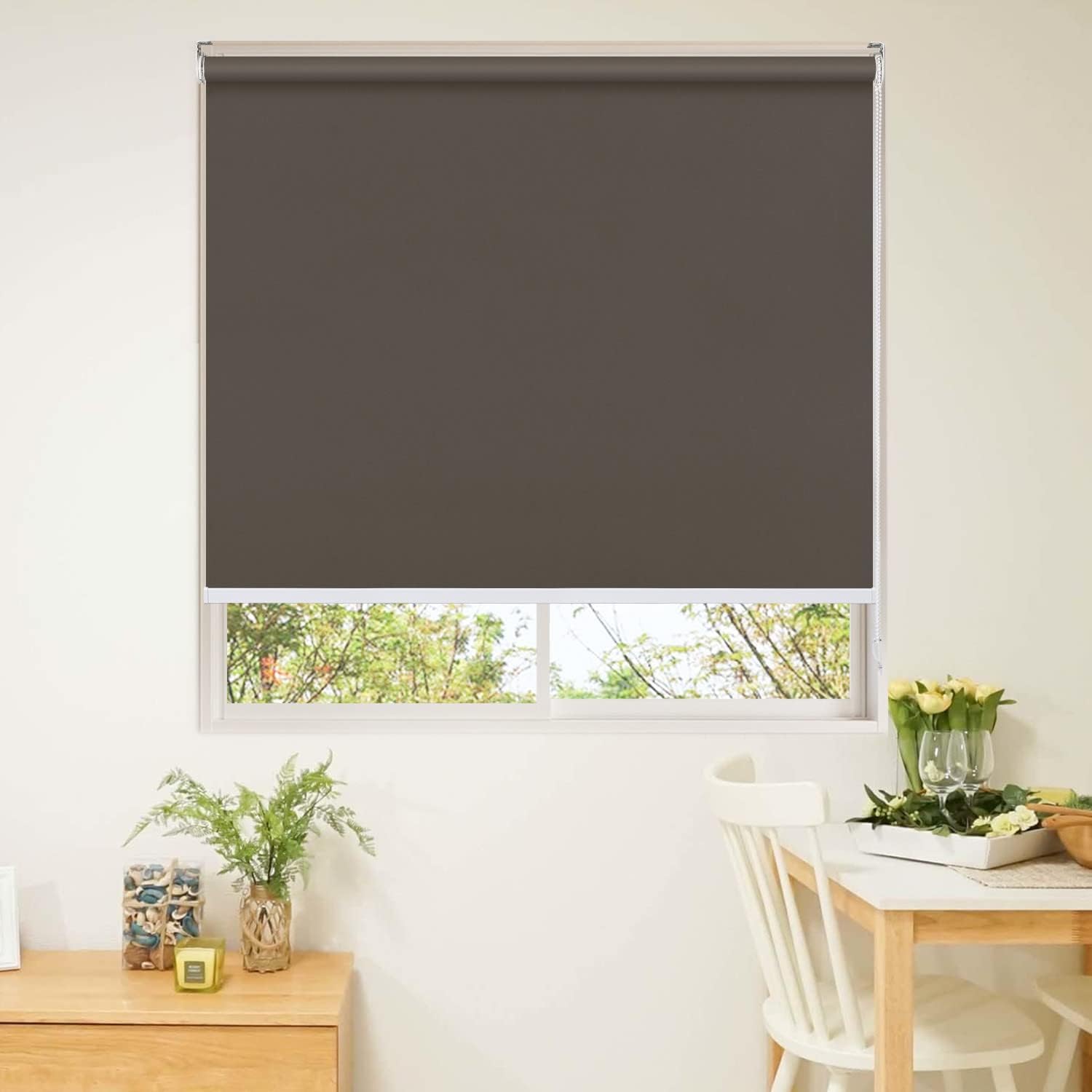 Colornest Customise Roller Blinds for Windows Roll-Up Shades Sun UV Protection for Home & Office | Heavy Duty in 38 MM Pole-image-39