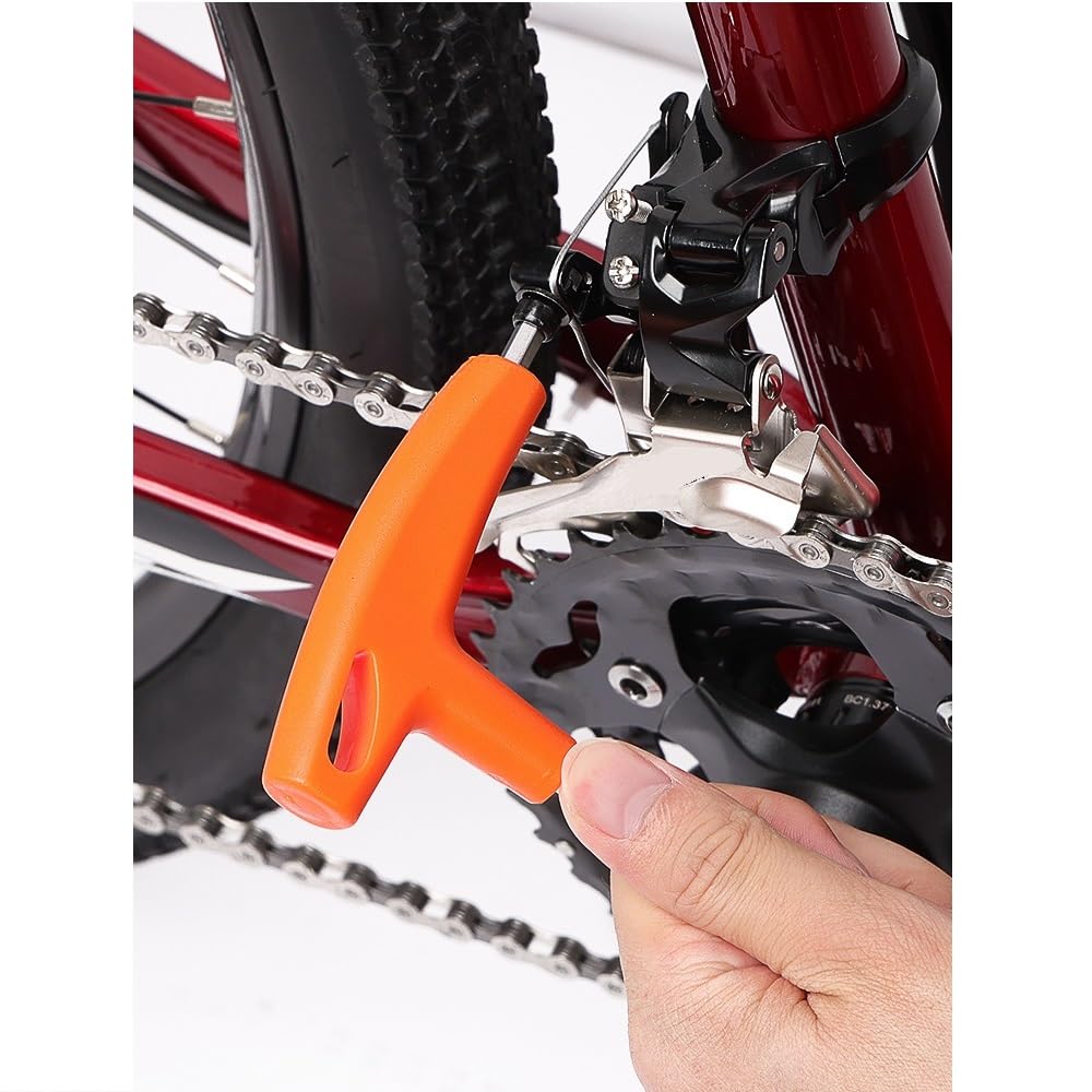 BORDSTRACT 5Pcs T Mango Allen Hex Juego de Llaves, Aleación de Acero Métrico Largo Destornillador Hexagonal, para Reparación Mecánica y Mantenimiento de Automóviles