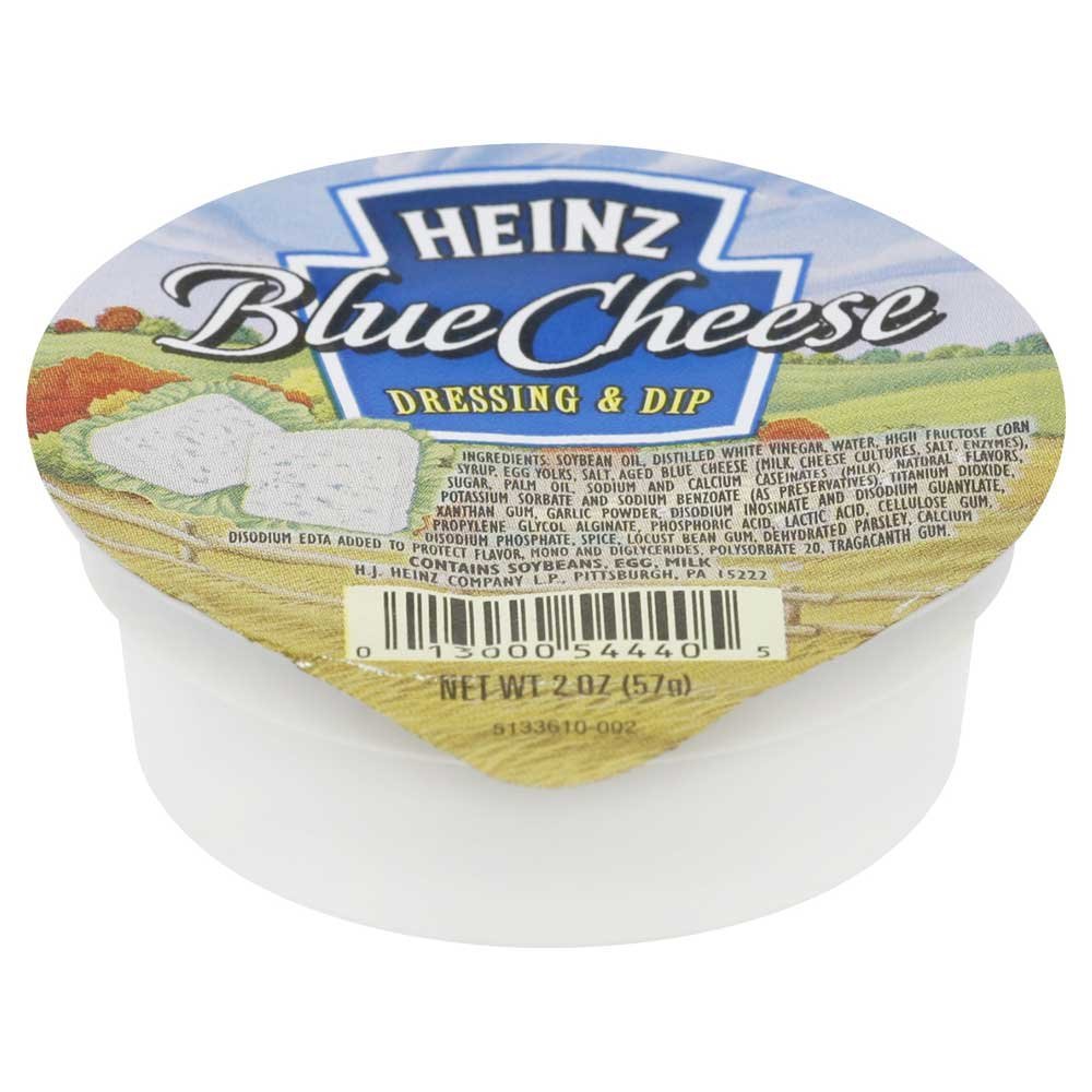 Amazon.com : Heinz Blue Cheese Dressing & Dip Single Serve Dipping Sauce (60 ct Pack, 2 oz Dipping Cups) : Grocery & Gourmet Food Amazon.com : Heinz Blue Cheese Dressing & Dip Single Serve Dipping Sauce (60 ct Pack, 2 oz Dipping Cups) : Grocery & Gourmet Food