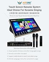 Vista 2 de 12TB HDD, 141K vietnamita+ inglés, 19 '' reproductor de karaoke con pantalla táctil