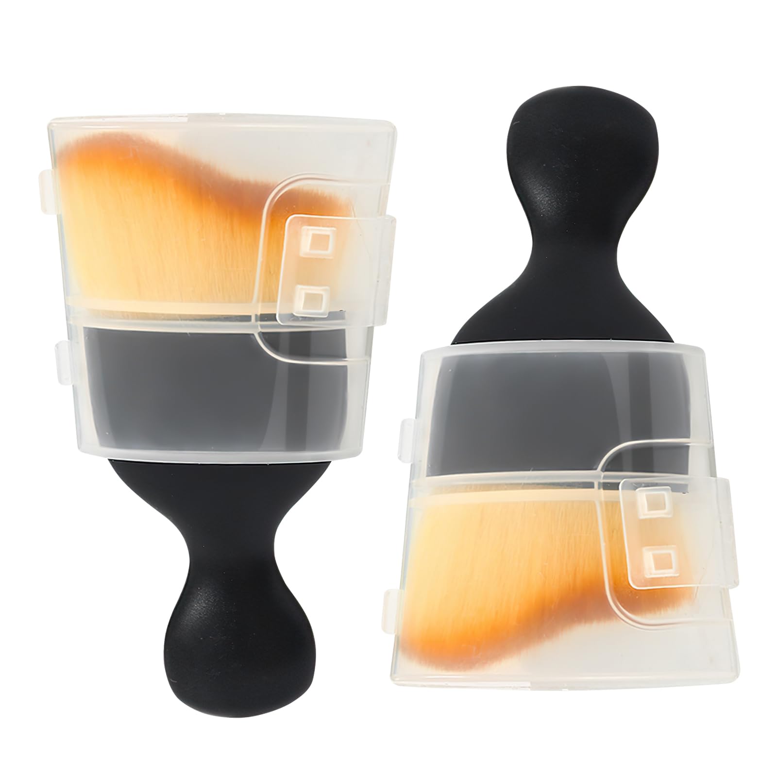 HSLPSM 2 Stück Auto ReinigungsbüRsten Stauber, Auto DetailingbüRste, Kein Kratzer BüRste, Weiche Borsten DetailierbüRste, ReinigungsbüRsten Stauber für Autopflege, Entfernung von Staub