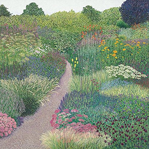 Susan Entwistle ArtThe Garden Path Greetings Card, 15 cm x 15 cm, Paper, Multicolour, 15 x 15 x 1 cm