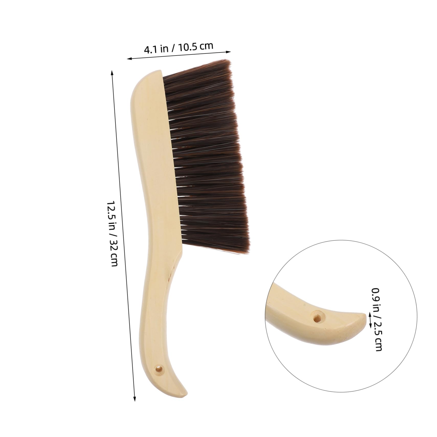 HEALLILY Extendable Handle Dust Brush Set Soft Bristles for Upholstery Beds Sofas Efficient Lightweight