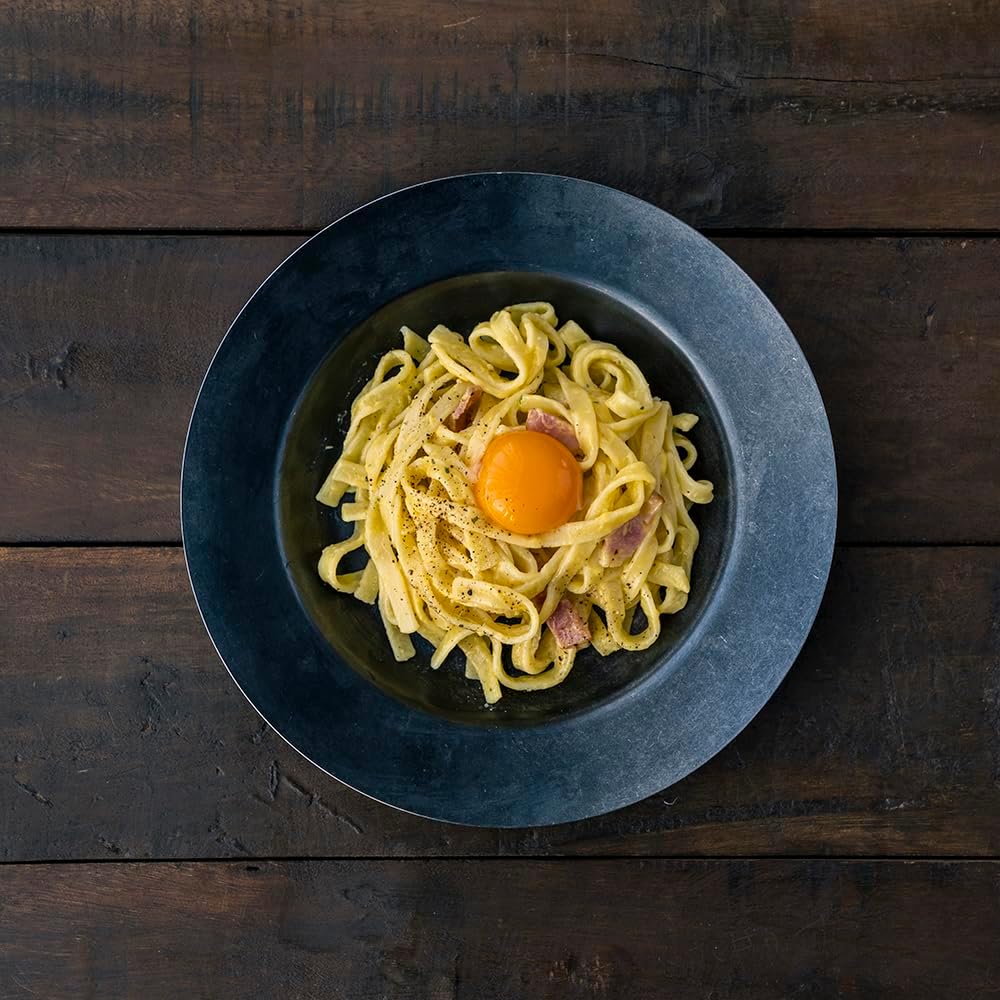 BLACK VINTAGE INOX ブラック パスタプレート 日本製 BLACK VINTAGEINOX カフェ レストラン お皿 丸型 ステンレス エイジング加工 割れない 食洗機対応 【正規販売品】