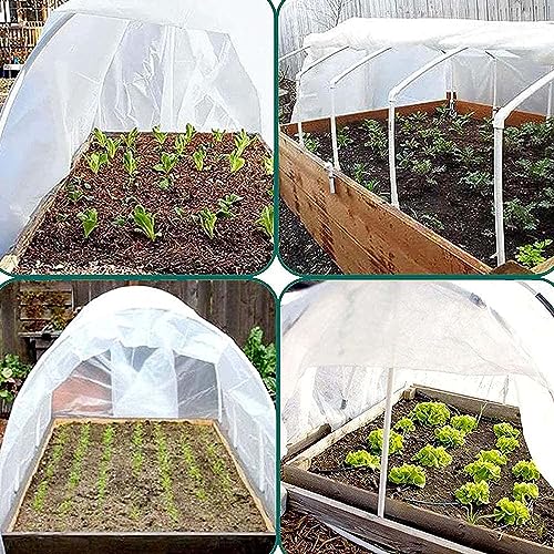 Bâche transparente 3x9m avec œillets imperméable résistante poussière extérieure PVC - 5