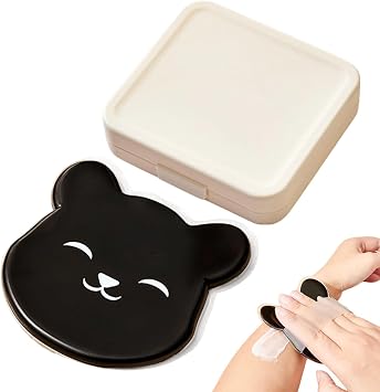 Cream Applicator - 4" Bear Shape Cute Pad, Silicone Sunblock Applicator, Soft Skin Care Tool | Free Lotion Spreader For Women Feet Leg Body Lotion Skin Moisturizer Bb Cream Home Travel