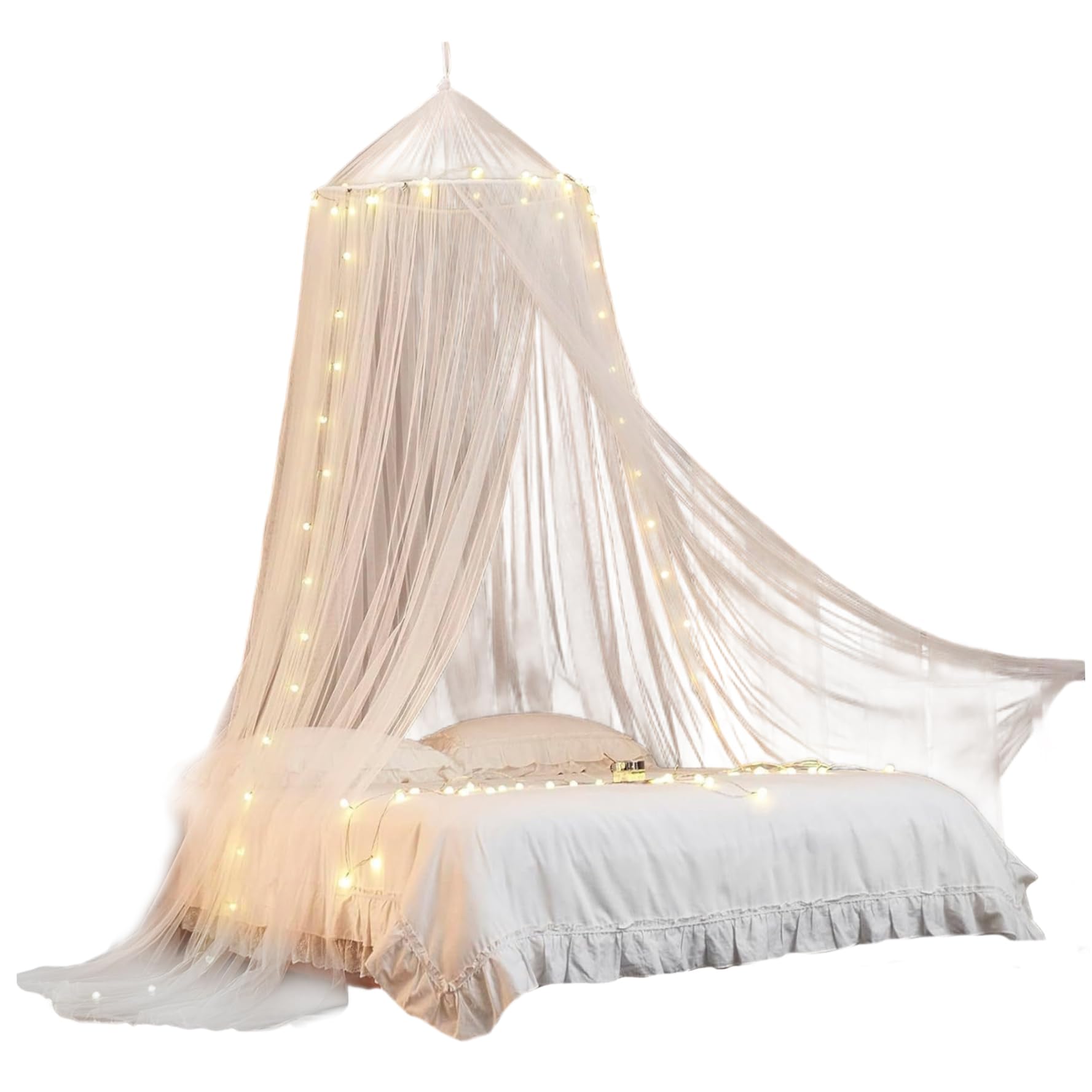 Ciel de lit princesse pour filles déco chambre enfant dôme