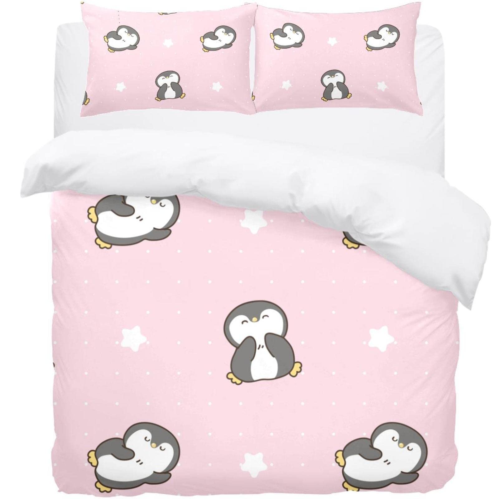 Housse de couette pingouin grand lit pour en finir avec les nuits froides