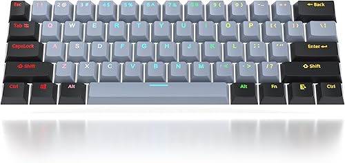 Miniatura 25 de Guffercty kred - Juego de 125 teclas de perfil XDA, PBT, retro, con cubierta de sublimación de tinte, diseño ANSI, para teclado mecánico Cherry Mx