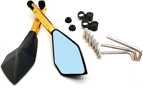 Miniatura 6 de Espejos retrovisores laterales de motocicleta para Kawasaki Ninja ER6N W800 Z750 ZX6 ZX9R ZXR400 ZZR600 VERSYS 1000