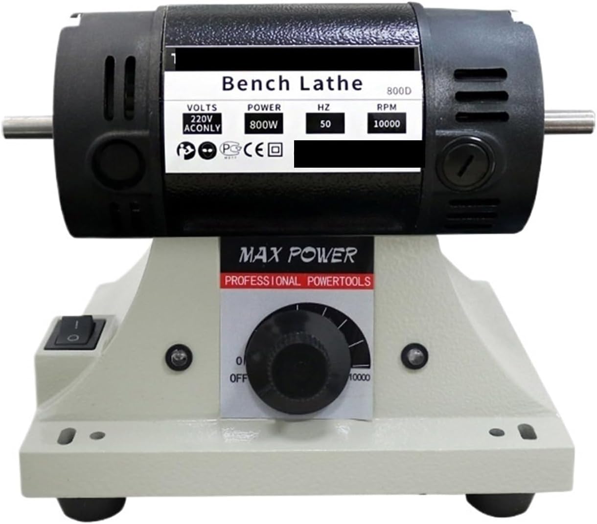 Faceting Machine, 800W High-Power Bench Grinder Electric Eoodworking Jade Carving Polishing Machine 0.3-4mm Flexible Shaft Handle(Only machine)