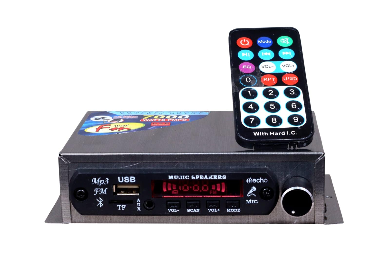 SAENYO Mini Vehicle Audio System with Bluetooth, FM Radio, USB Port, AUX Input for Auto Rickshaw, Bus, Tempo (B0DBF5DXKD) Amazon Price History, Amazon Price Tracker