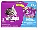 Whiskas Choice Cuts Food for Cats & Kittens, Seafood - 12 - 3 oz pouches