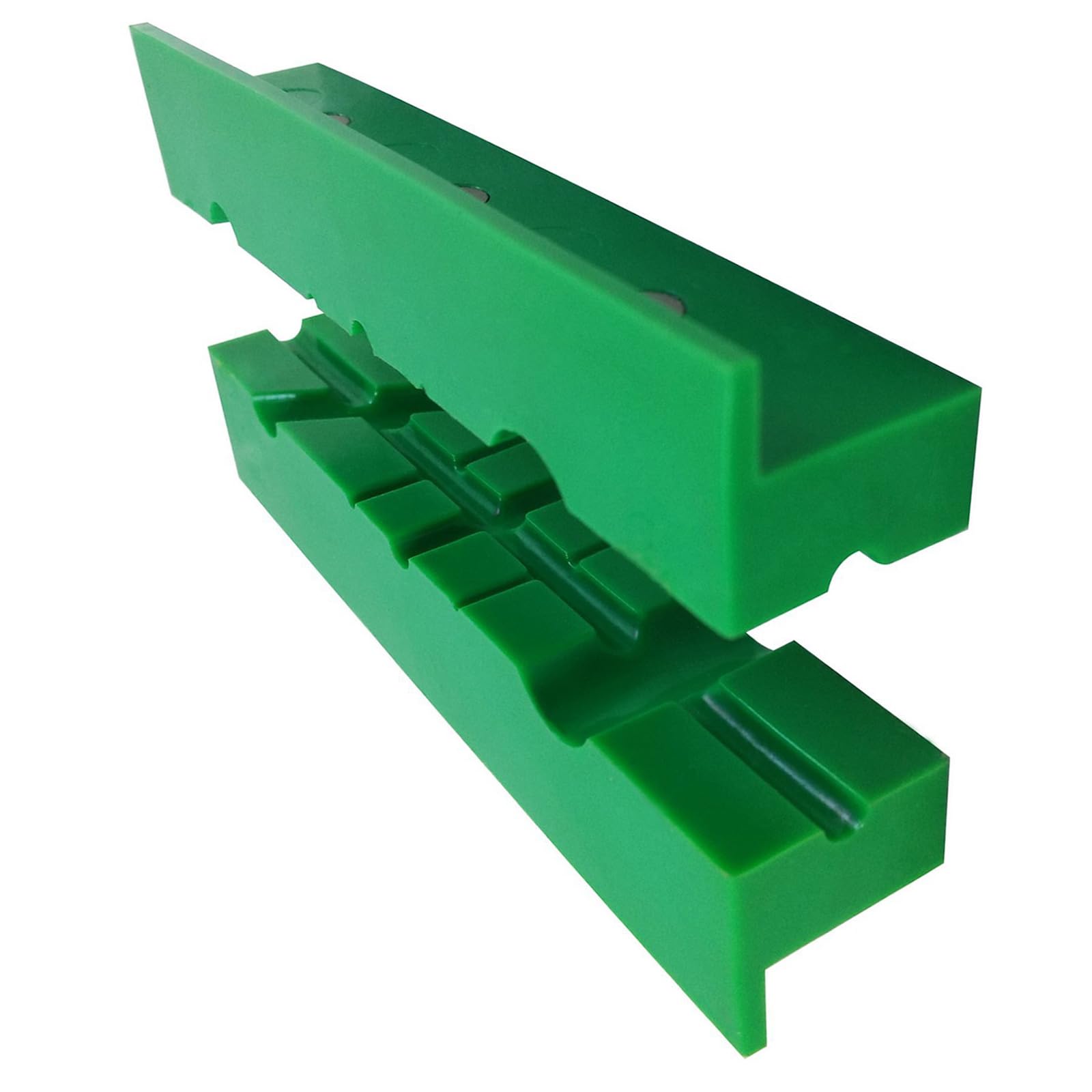 Xuqizzpp 6 Inch Green Vise Jaw Guards Protectors Pad For Different Materials Surfaces Accuracy In Machining Tasks Vise Jaw Covers