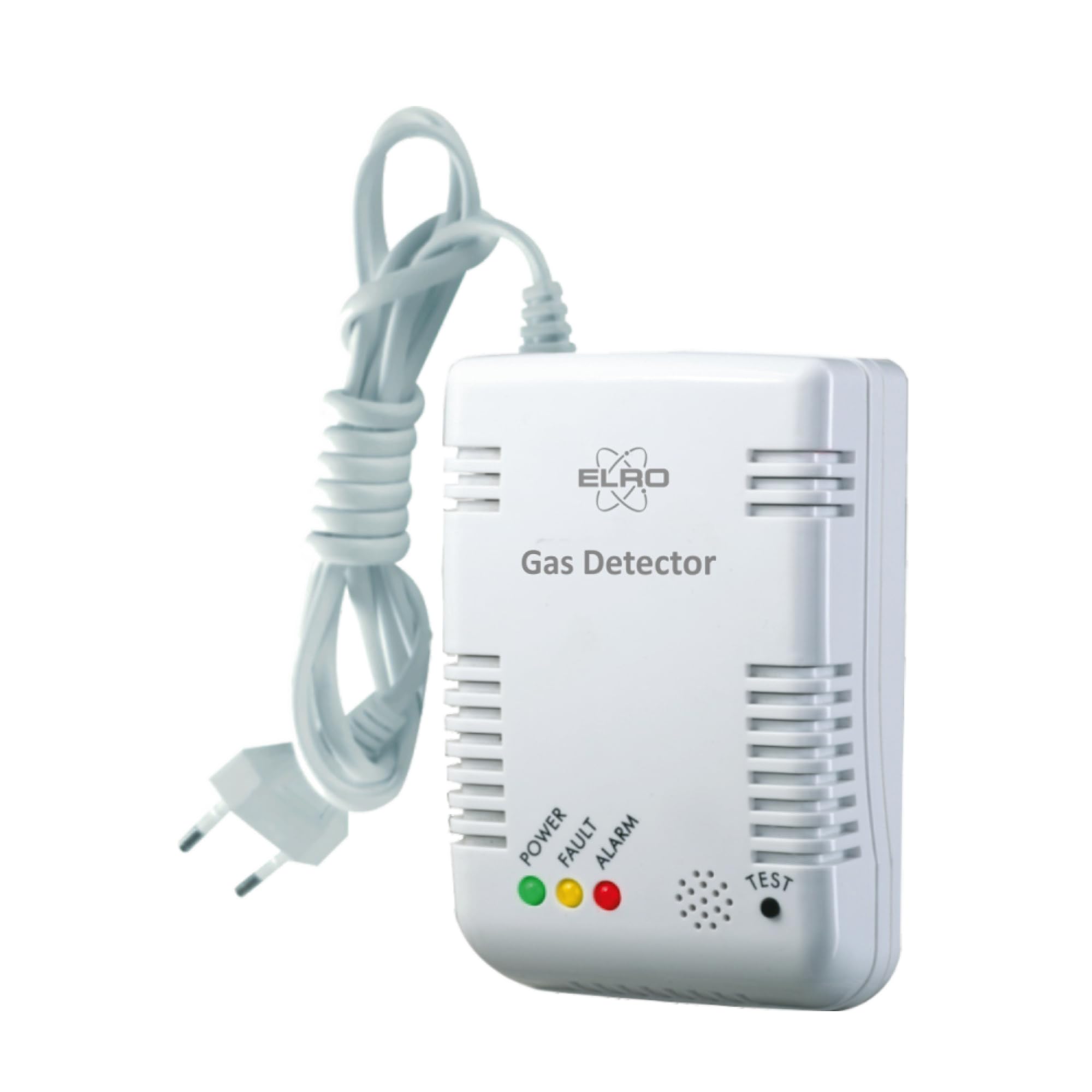 ELRO FG6000P Detector de Fugas de Gas – para Gas Natural y GLP – Alarma de 85 dB – Certificado EN50194