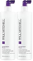 Vista 12 de Paul Mitchell Spray voluminizador de raíz extra corporal, elevación específica, añade plenitud, para cabello fino