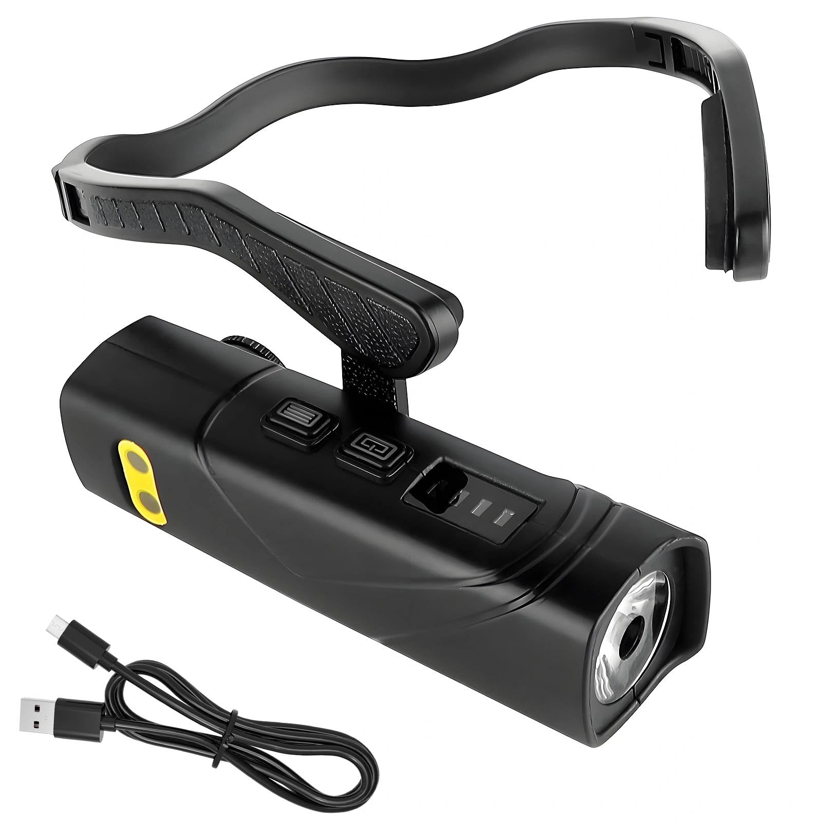 3-in-1 Ear-Mounted Headlamp Rechargeable, Motion Sensor | 1200LM, 360° Adjustable, 10h Runtime, Ipx4 Waterproof, Camping/Fishing/Running/Hiking-image-39