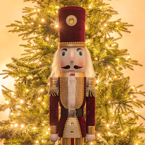 KI Store 120 cm Weihnachten Nussknacker Rote samt Lebensgröße Groß...