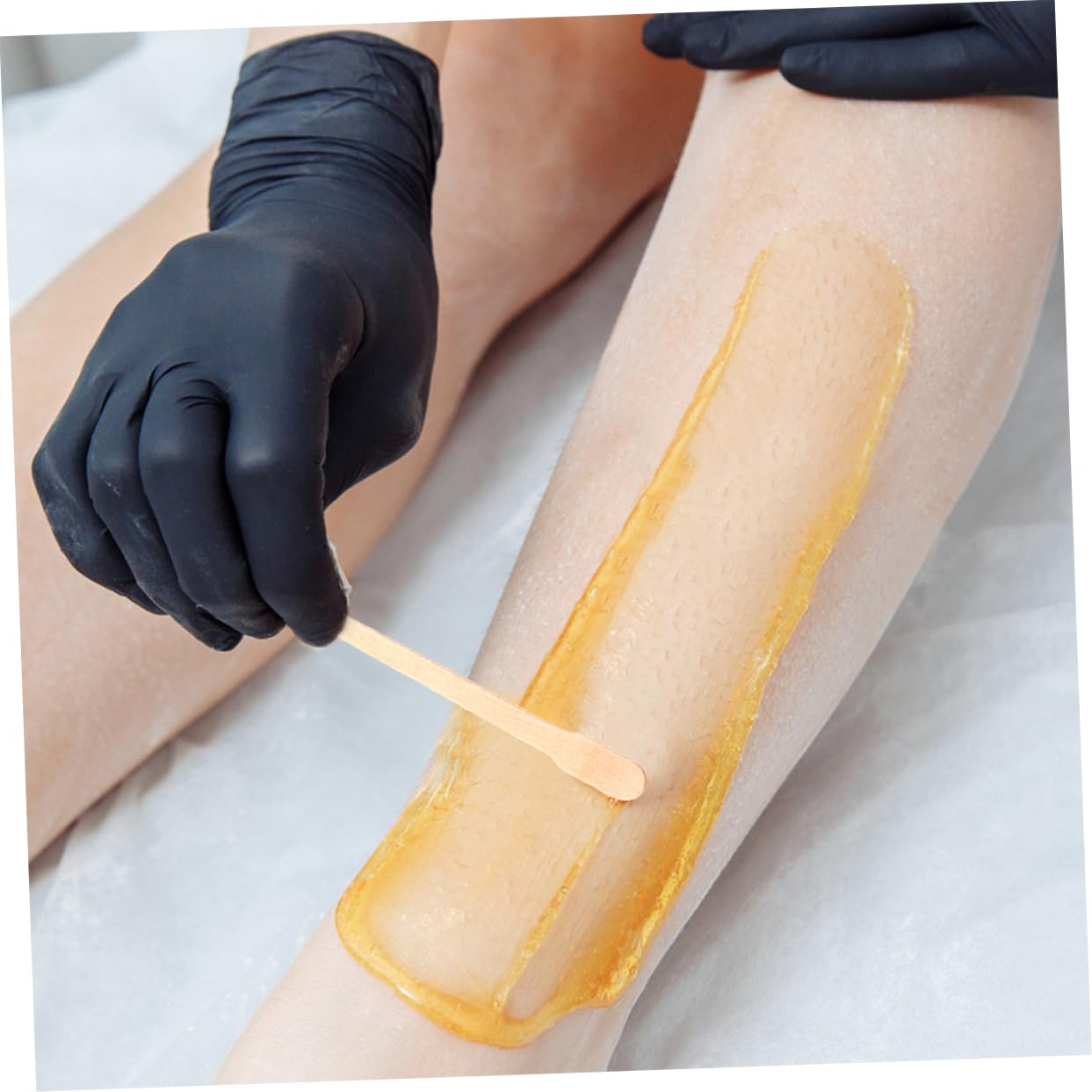 Didiseaon Eyebrow Waxing Sticks 300 Pcs Hair Removal Sticks for Boys and Girls Portable Bag Easy to Use Store