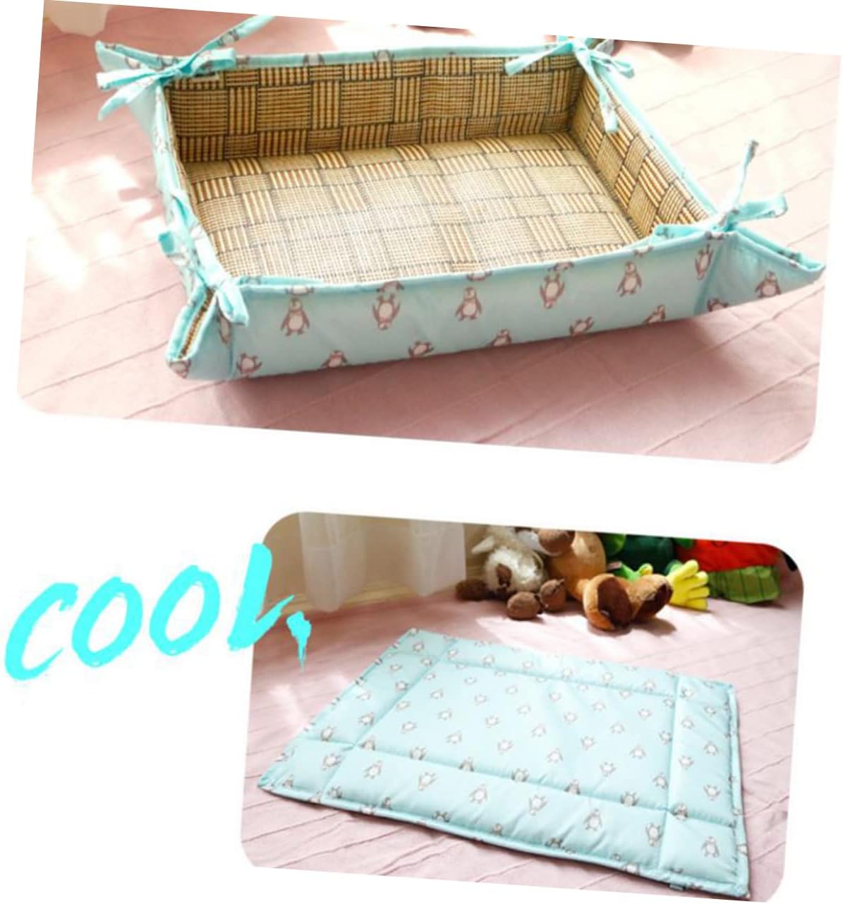 1pc Pet Sleeping Mat for Dogs and Cats Cooling Bed Mat for Use Non- and Comfortable Resting Place for Pets