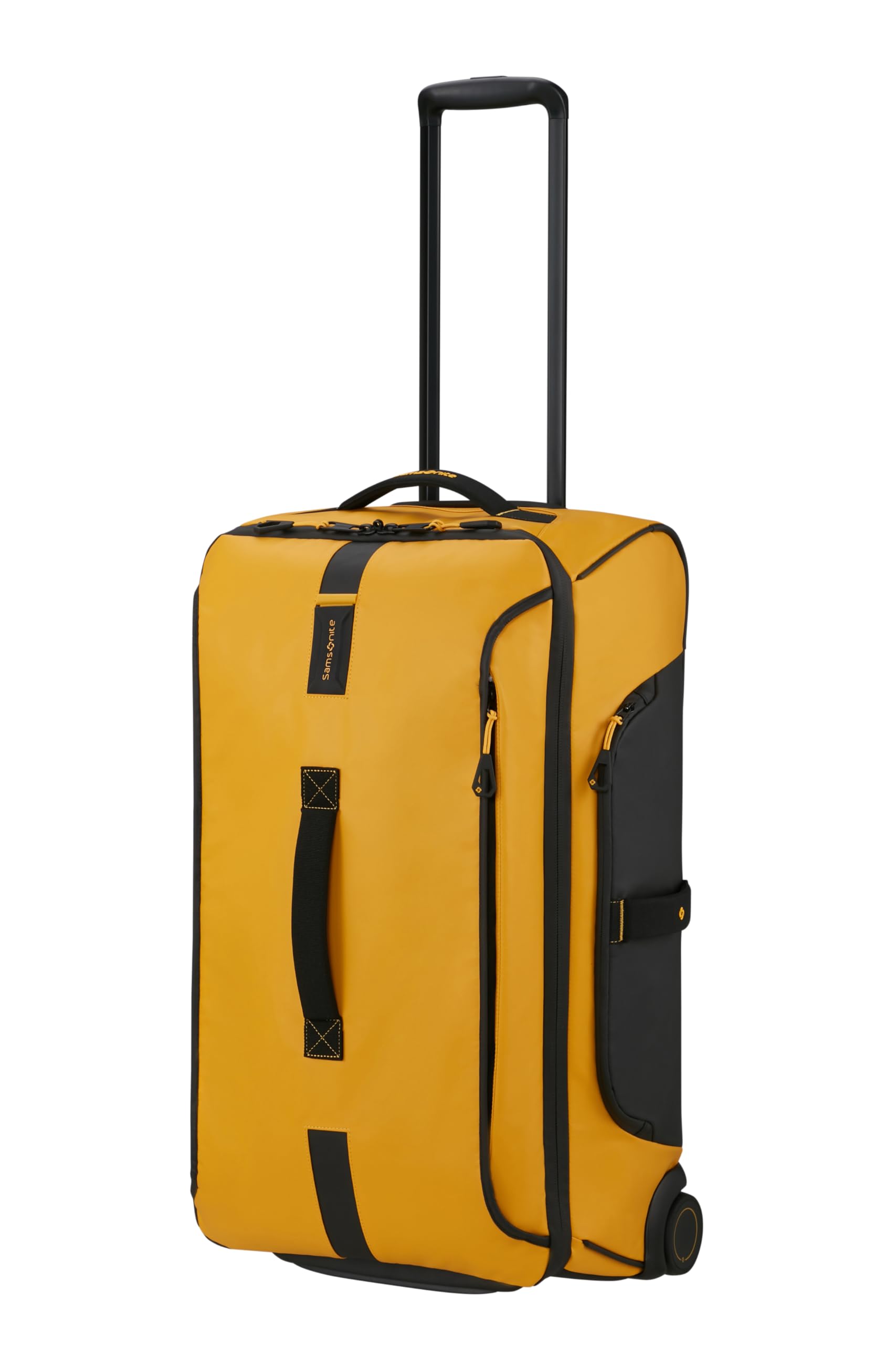 Samsonite Paradiver Light - Bolsa de Viaje con Ruedas (67 cm), Medium, Repelente al Agua, Ligero, 74,5L, Amarillo (Yellow)