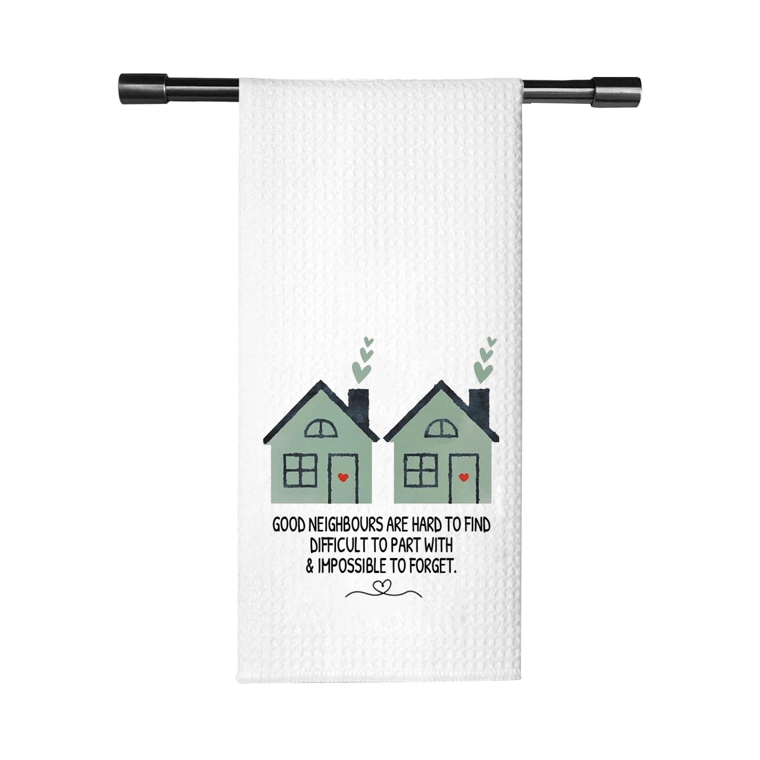 Serviette de cuisine pour voisin avec inscription Good Neighbours Towel