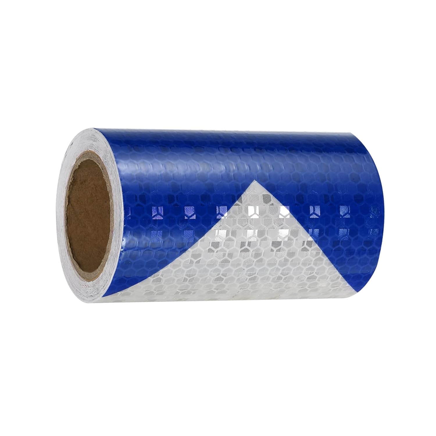 YOKIVE Reflective Tape, Waterproof Adhesive Tape Reflectors, Great for Outdoor, Traffic, Daily Use (Blue White, 10 Ft x 4-Inch)