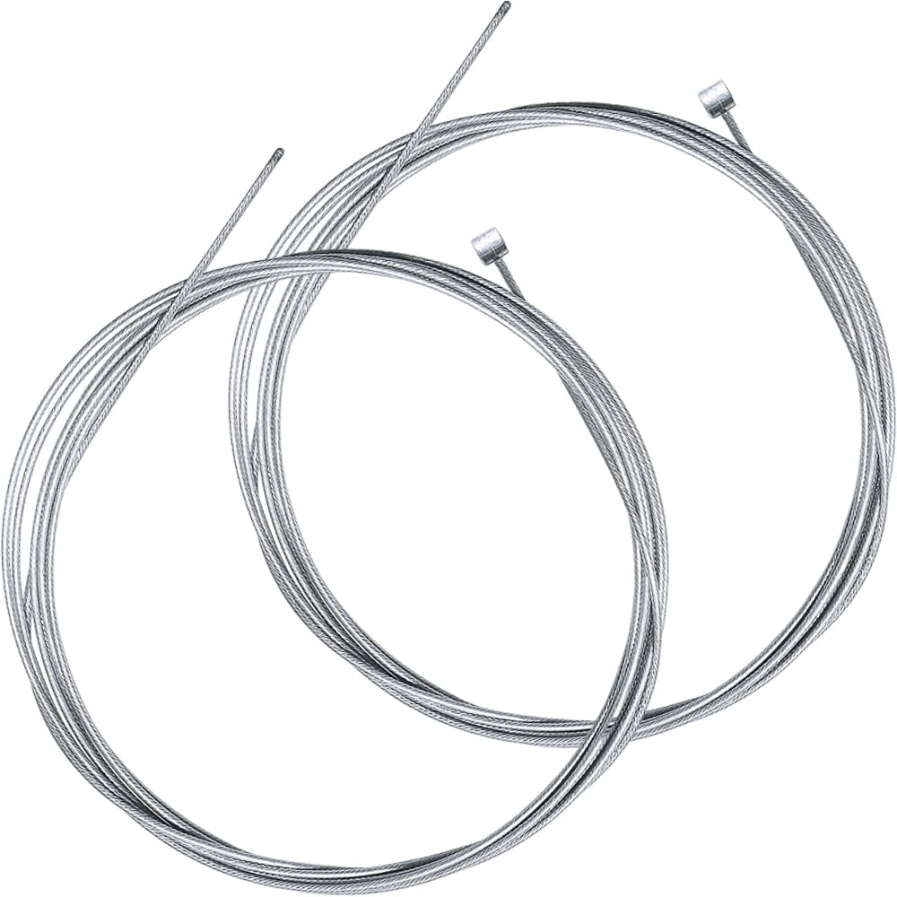 2 Pezzi Cavo Freno Bici - Accessori di Ricambio per Cavi Freno Bicicletta Standard Universali, Set di Cavo Freno Anteriore e Posteriore per Bicicletta per Bici da Strada, Mountain Bike