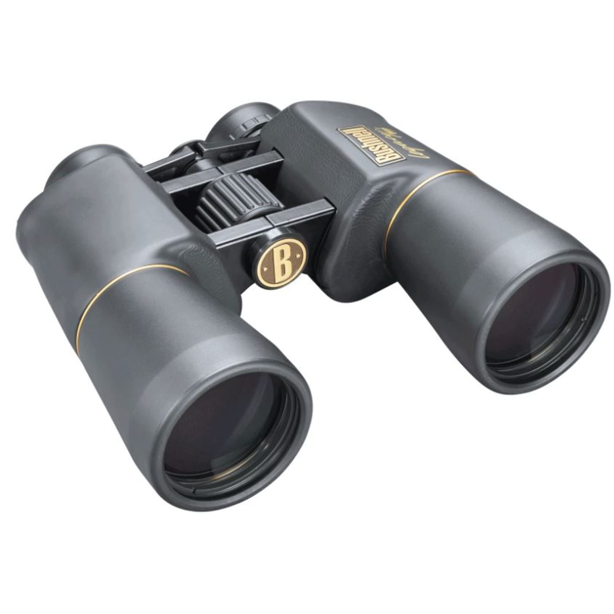 BUSHNELL - Jumelles pour Adultes - Legacy - 10x50 - Noir - Prisme Porro - Imperméables - Résistant à l'Eau - Traitées Anti - Buée - 120150