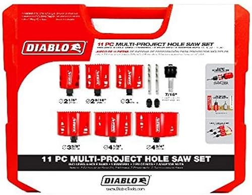 Freud DHS11SLD - Juego de accesorios de metal (11 piezas)